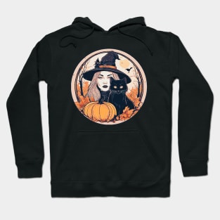 Witch With Black Cat # 2 Hoodie